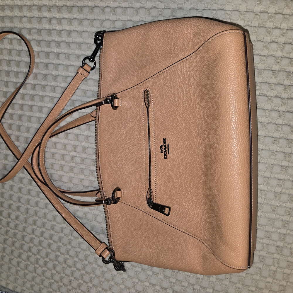 Coach Peach Prairie Satchel